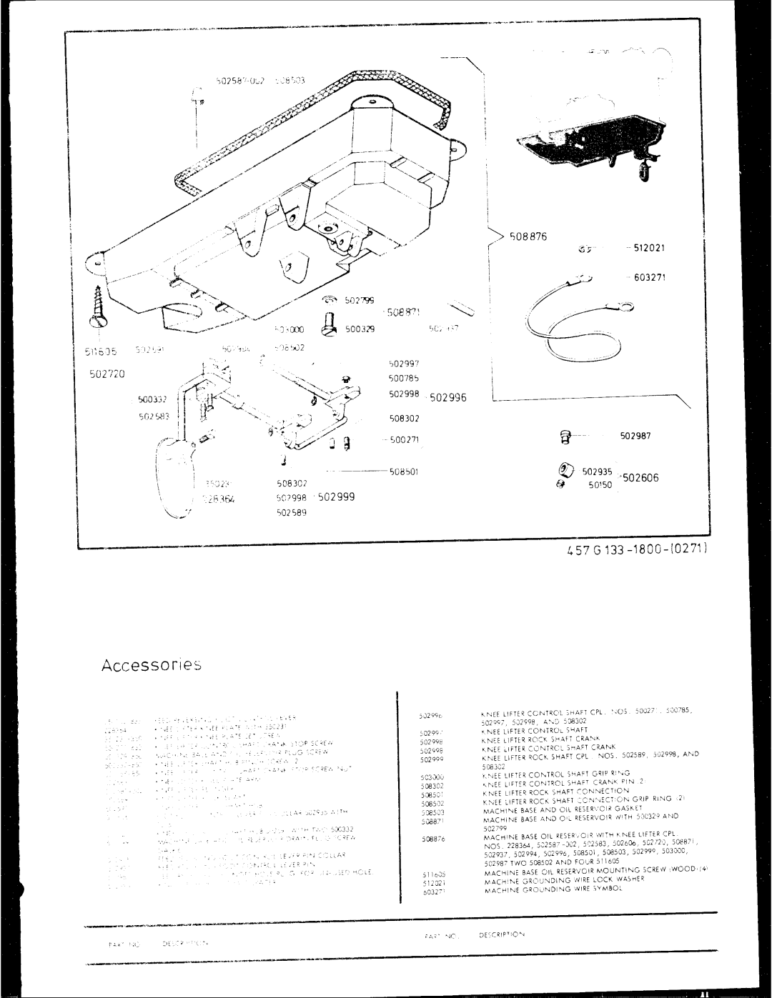 Singer 457G 133 manual 