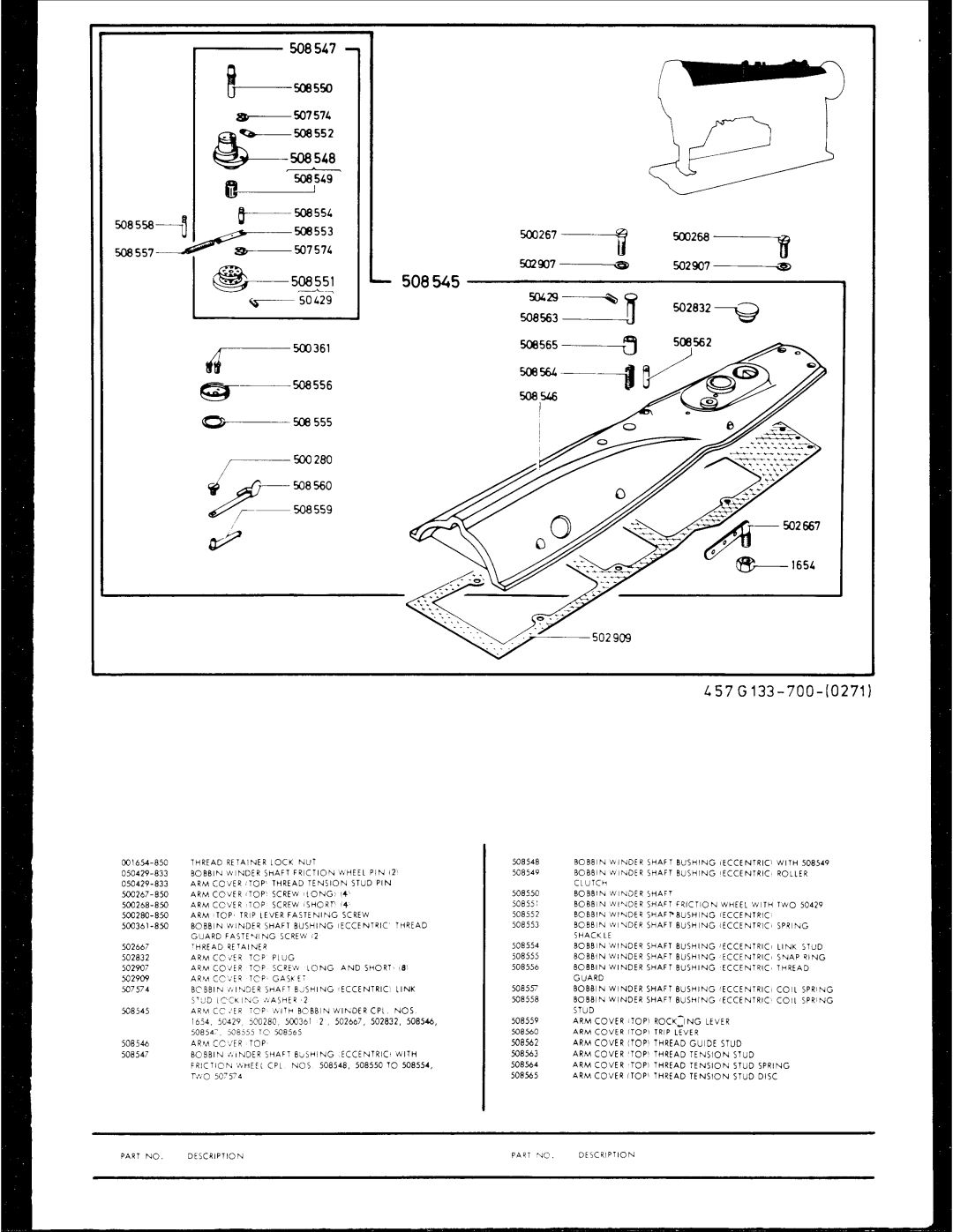 Singer 457G 133 manual 