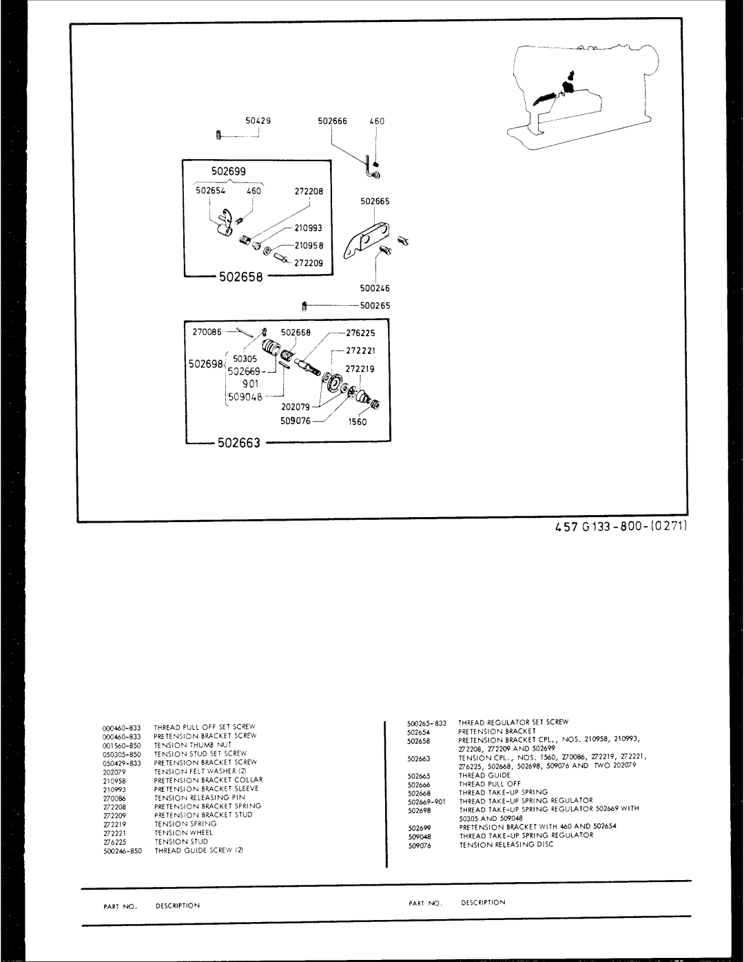 Singer 457G 133 manual 