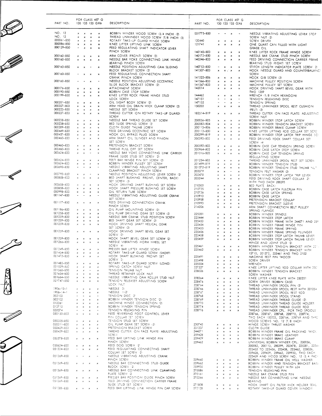 Singer 457G140 manual 