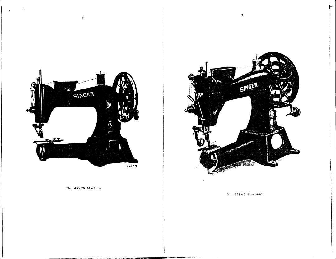 Singer 45K63, 45K25, 45K78, 45K21 manual 