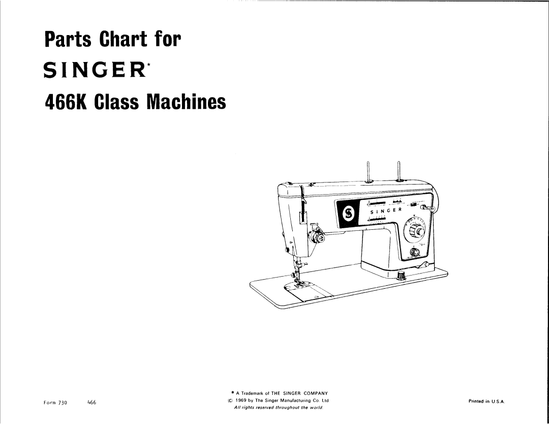 Singer 466K manual 