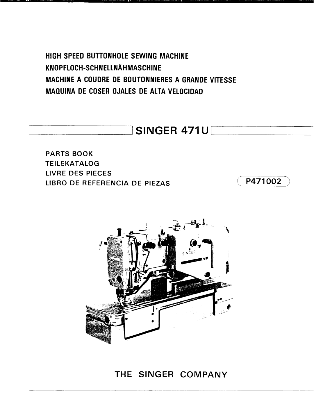 Singer 471U manual 