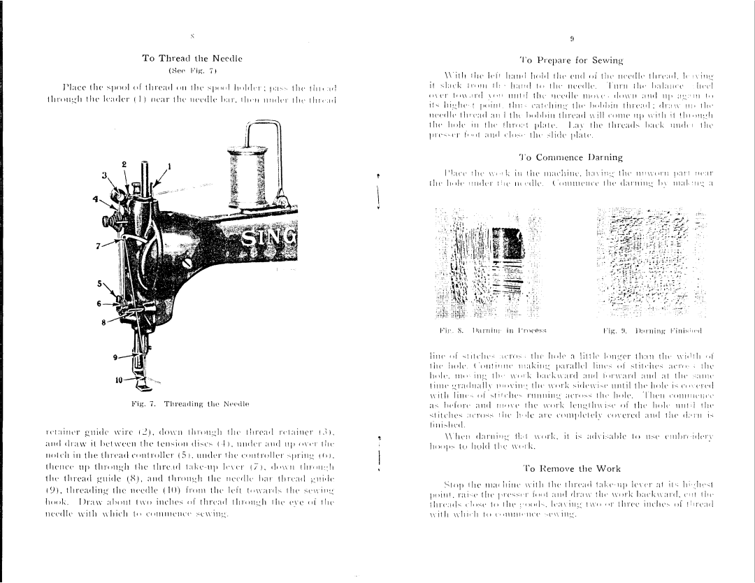 Singer 47W120 manual 