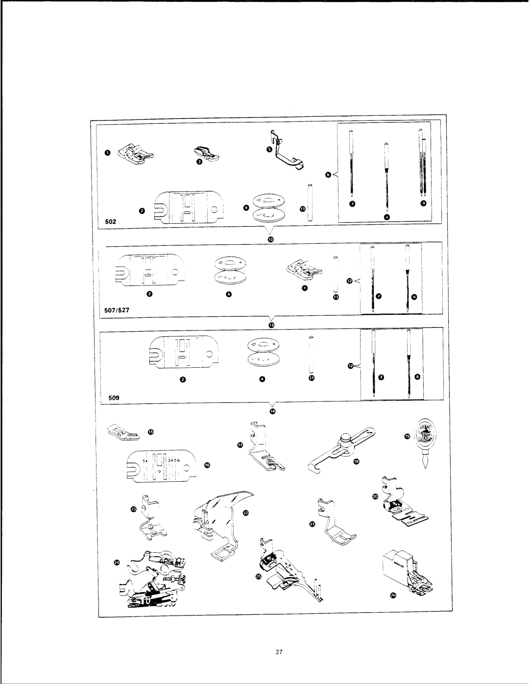 Singer 500 SERIES manual 