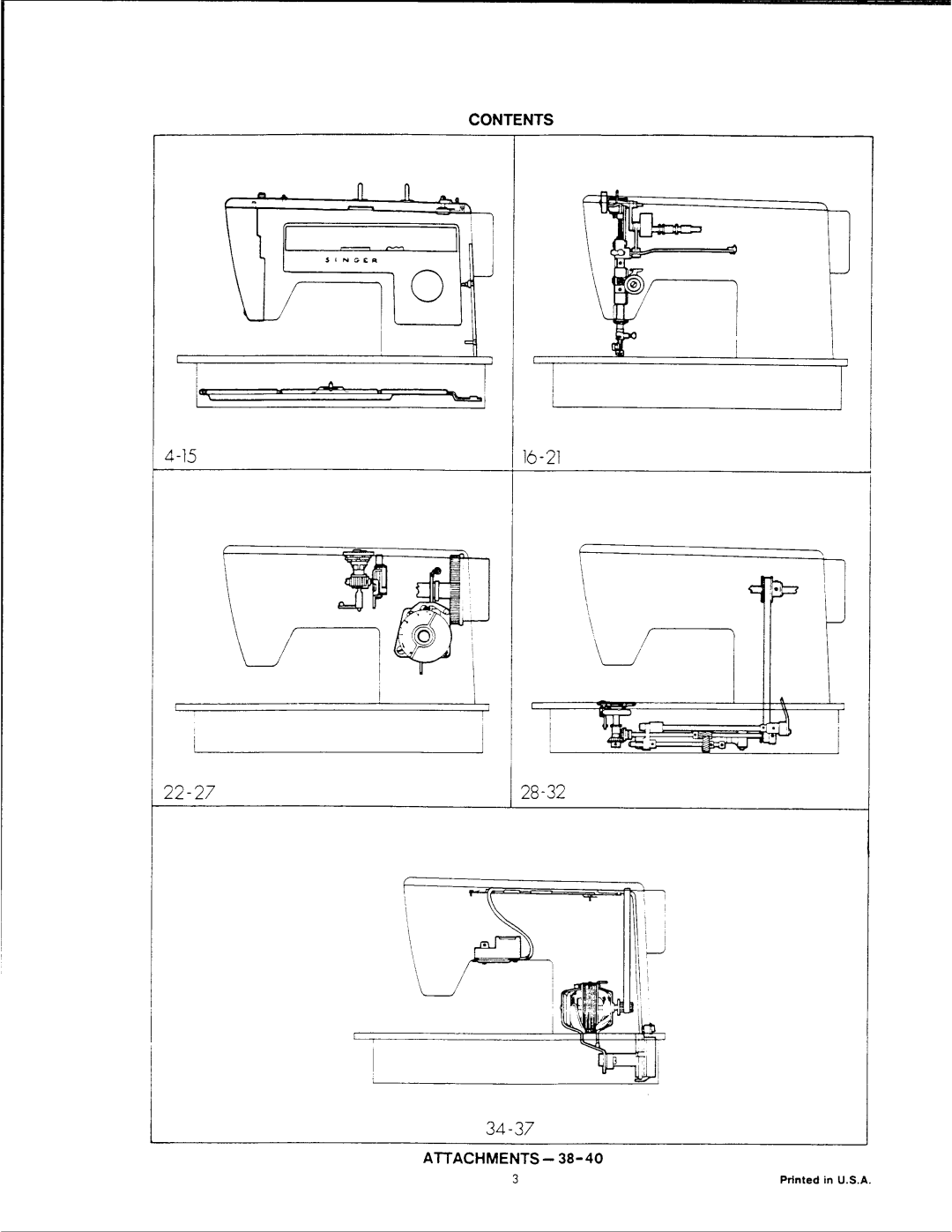 Singer 500 SERIES manual 