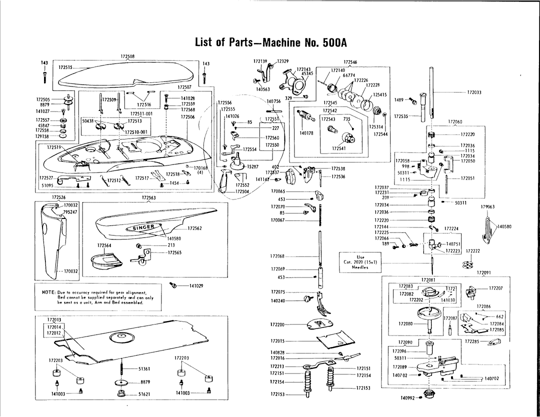 Singer 500a manual 