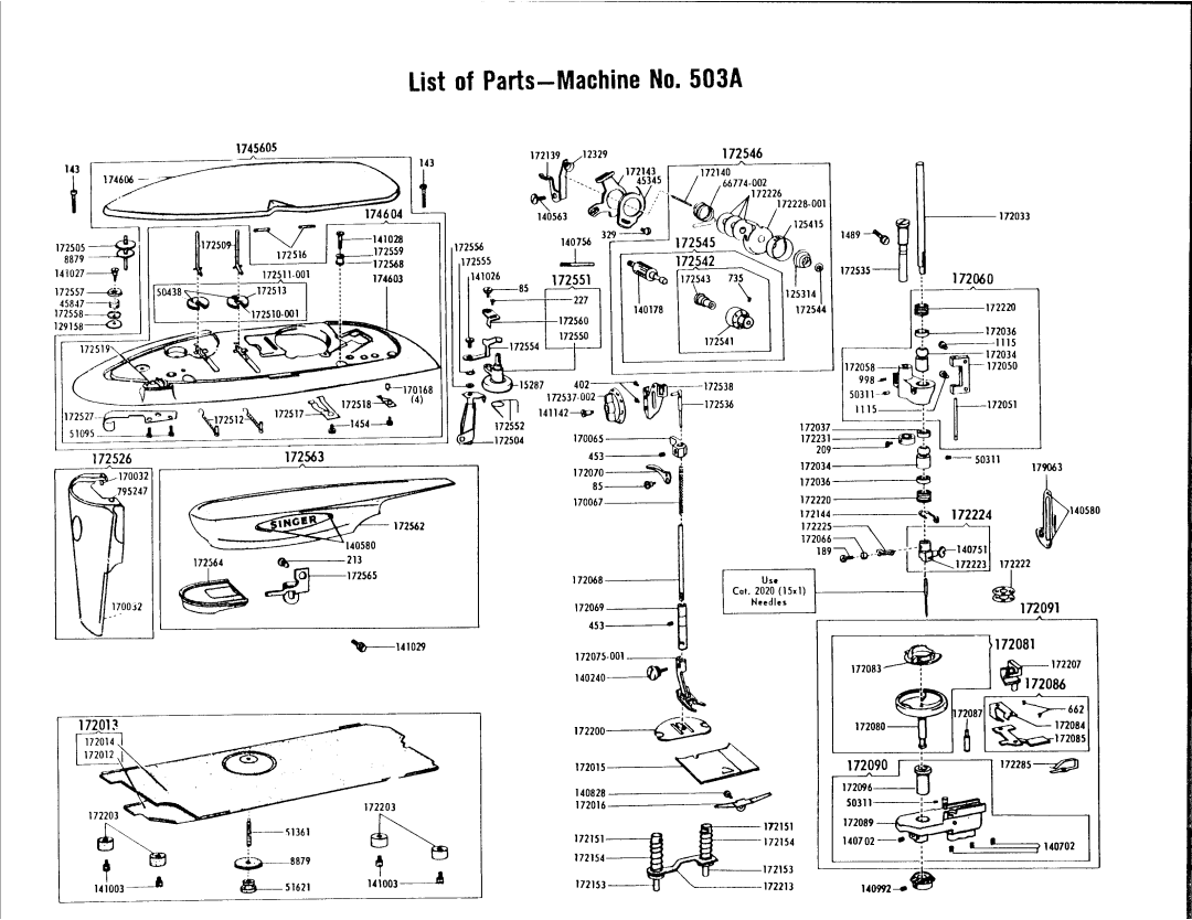 Singer 503A manual 