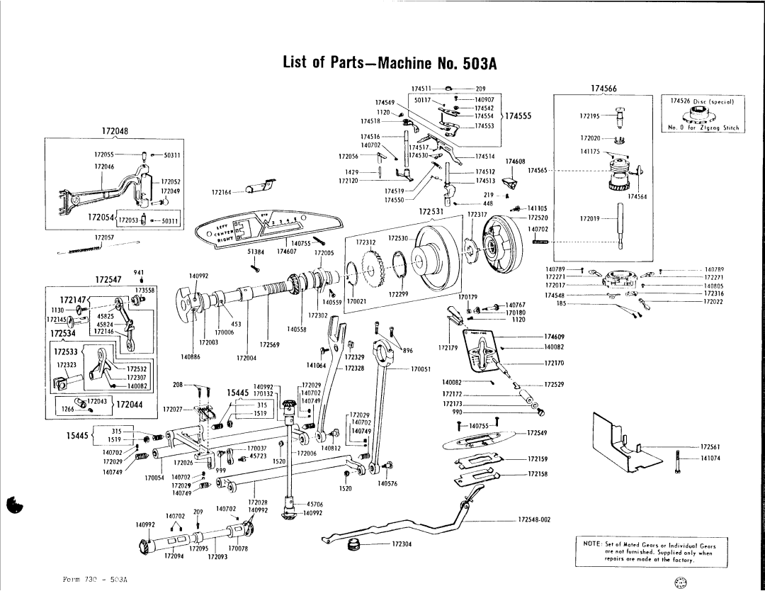 Singer 503A manual 