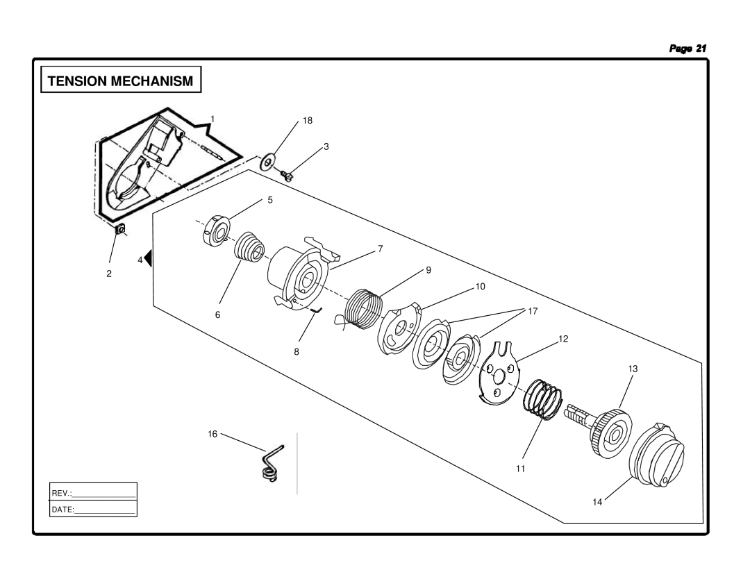 Singer 5160 manual Tension Mechanism 