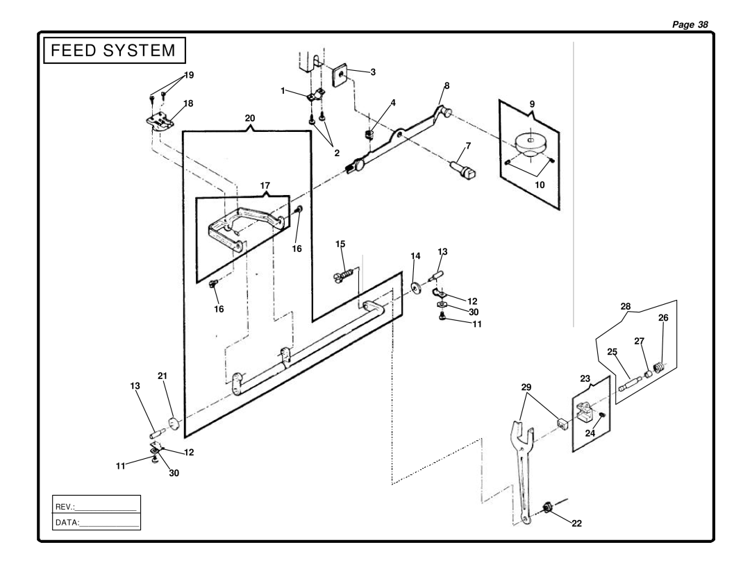 Singer 5160 manual Feed System 