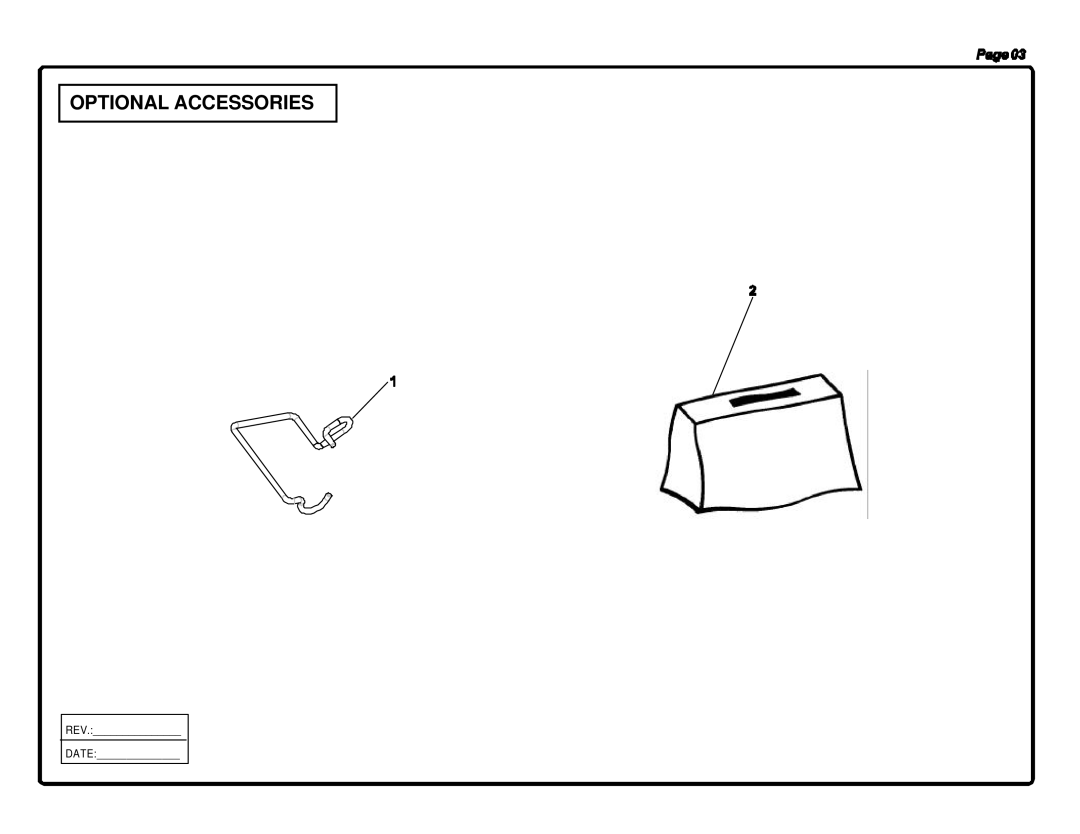 Singer 5160 manual Optional Accessories 