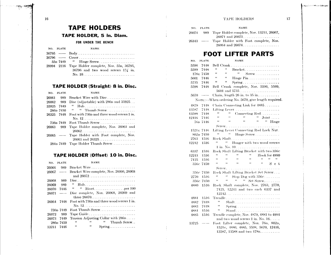 Singer 52-74, 52-54 manual 