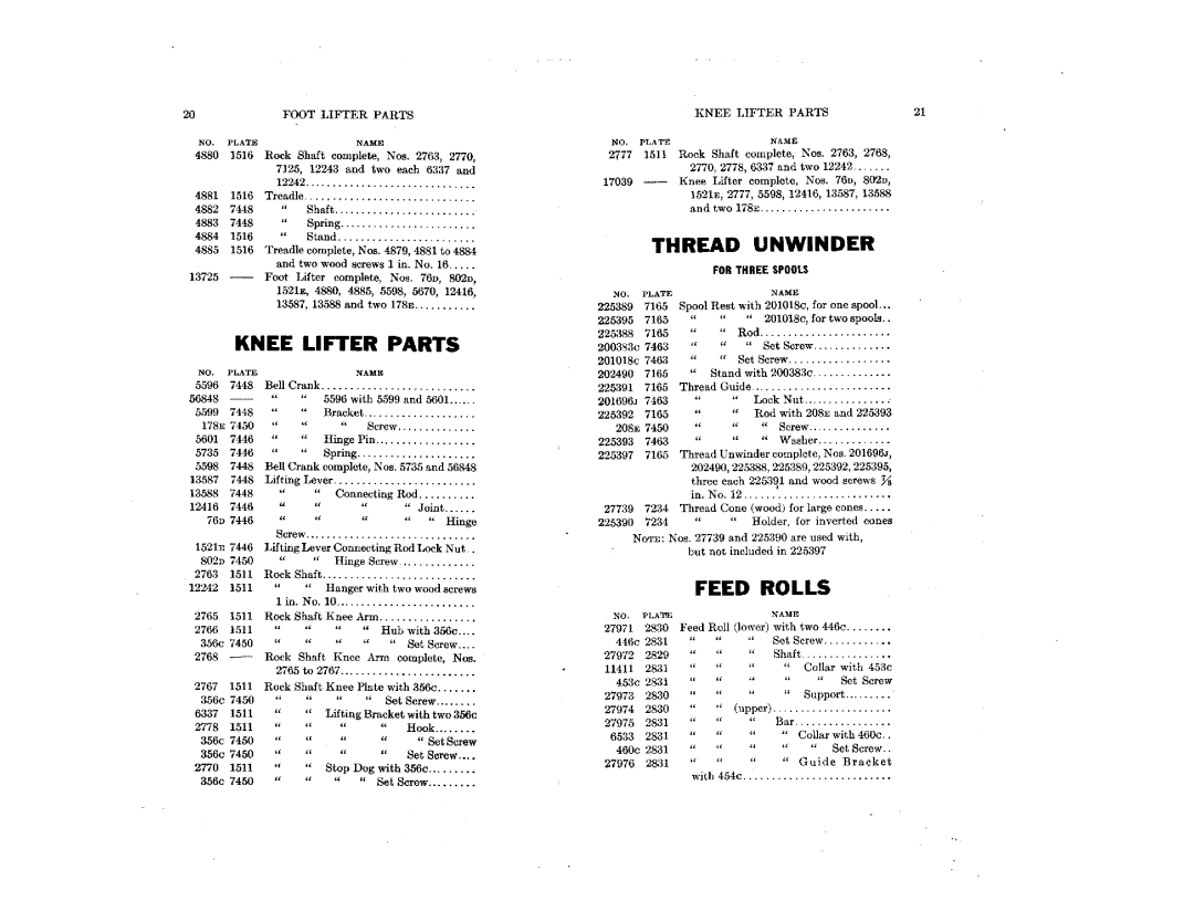 Singer 52-56, 52-76 manual 