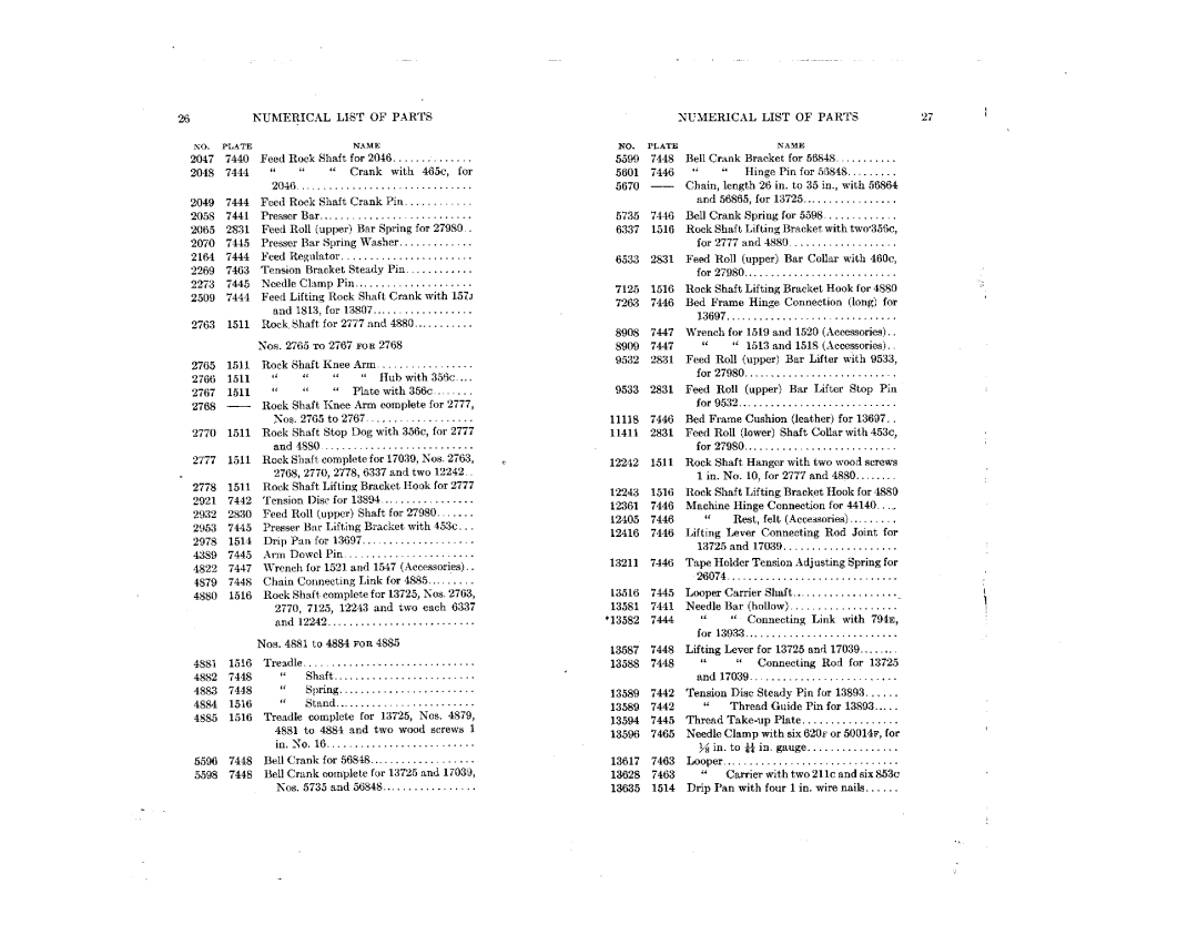 Singer 52-76, 52-56 manual 