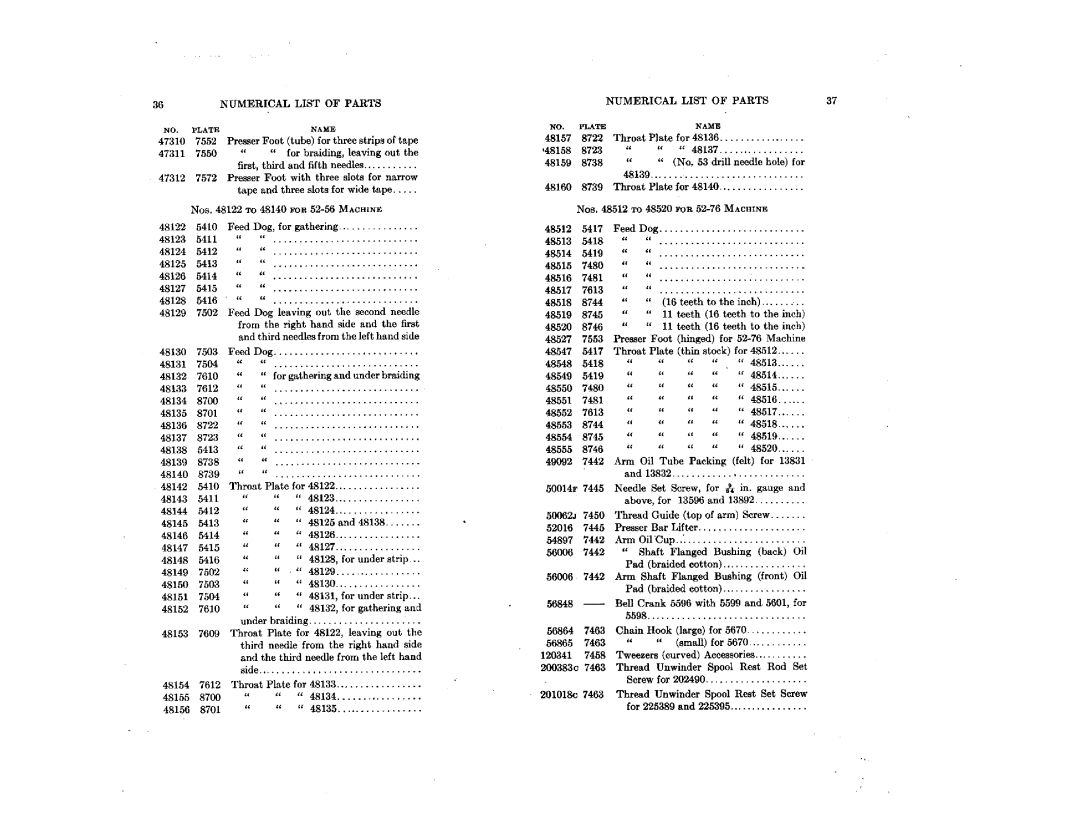 Singer 52-56, 52-76 manual 