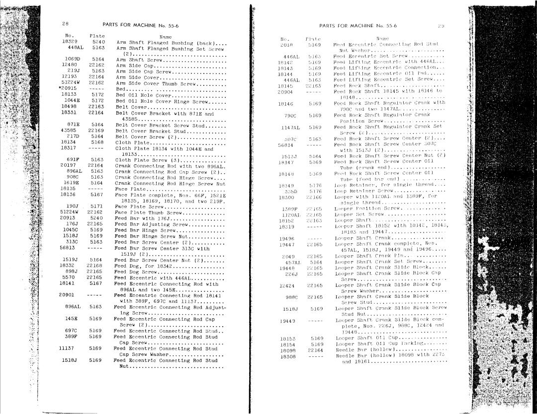 Singer 55-4, 55-5, 55-3 manual 