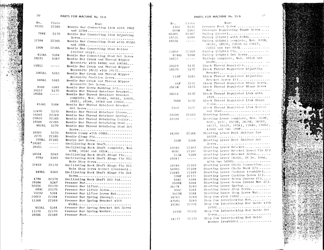 Singer 55-5, 55-4, 55-3 manual 