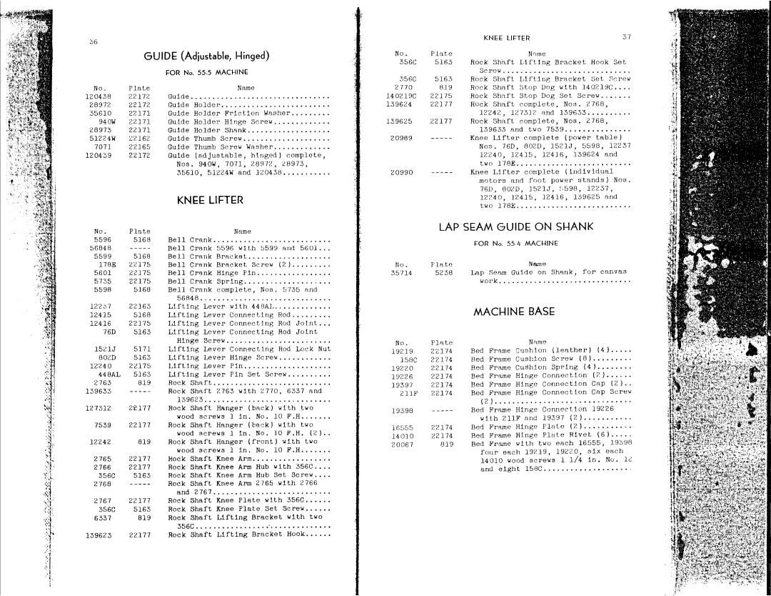 Singer 55-5, 55-4, 55-3 manual 