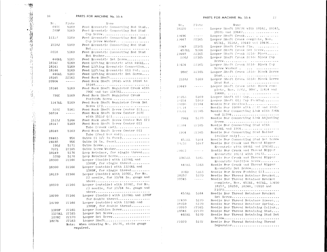 Singer 55-4, 55-5, 55-3 manual 