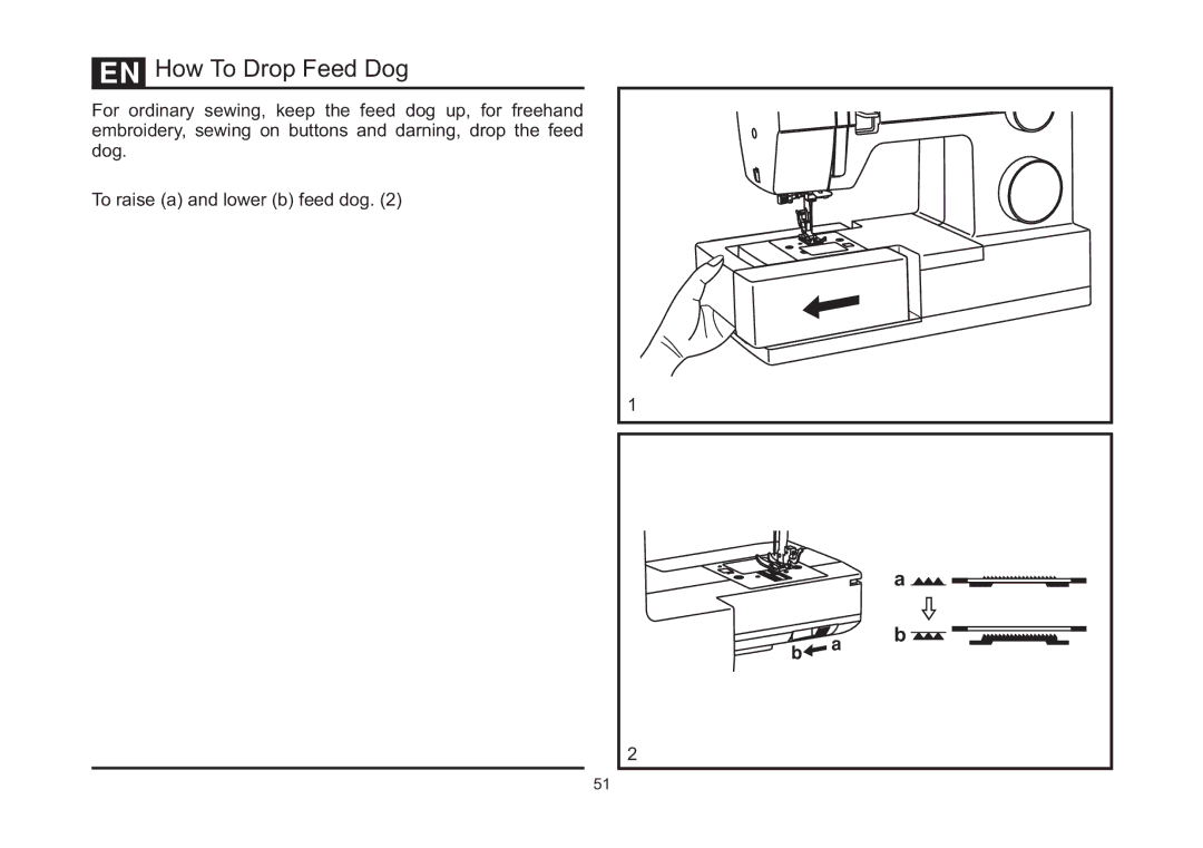 Singer 5523 instruction manual How To Drop Feed Dog 