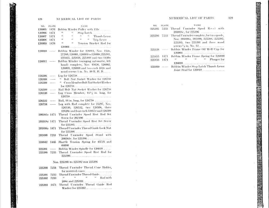 Singer 58-1 to 58-5, 58-9, 58-12, 58-11, 58-15 manual 