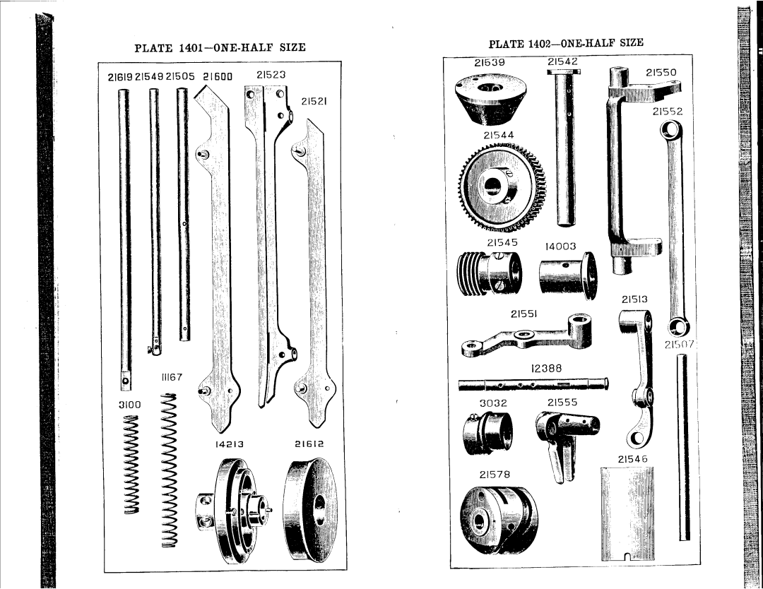 Singer 58-11, 58-1 to 58-5, 58-9, 58-12, 58-15 manual 