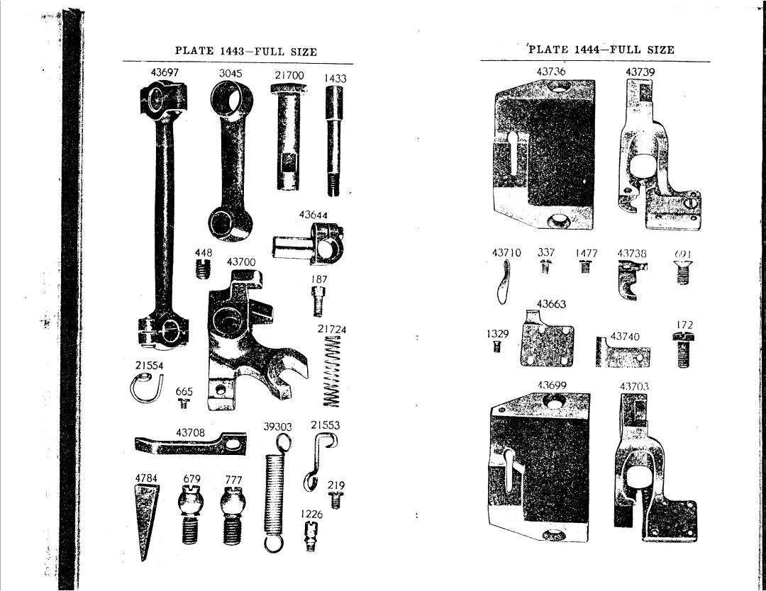 Singer 58-11, 58-1 to 58-5, 58-9, 58-12, 58-15 manual 