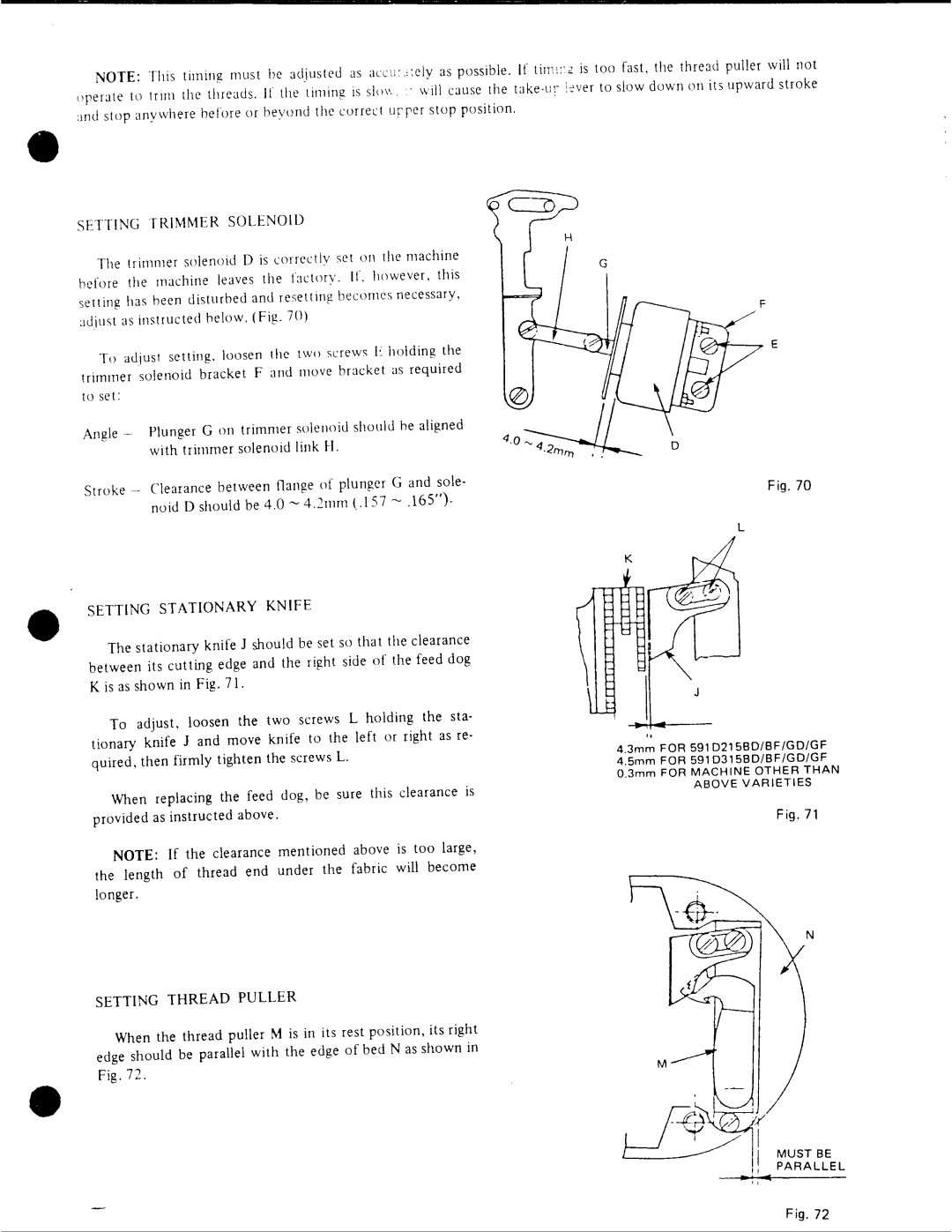 Singer 601, 591 manual 