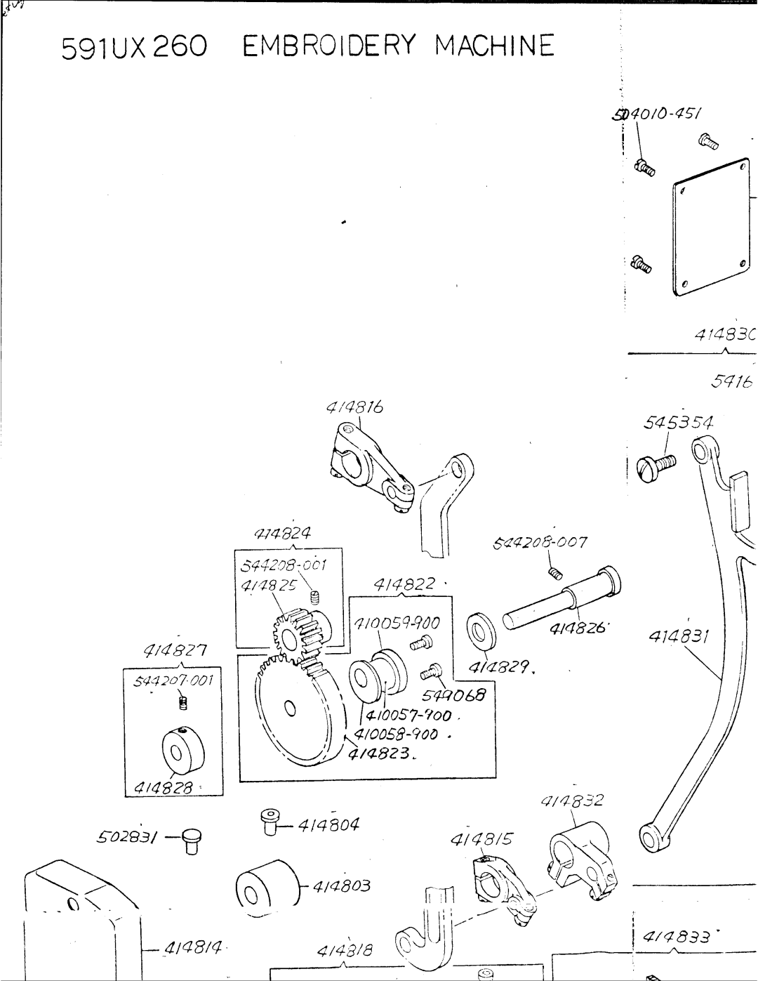 Singer 591UX260 manual 