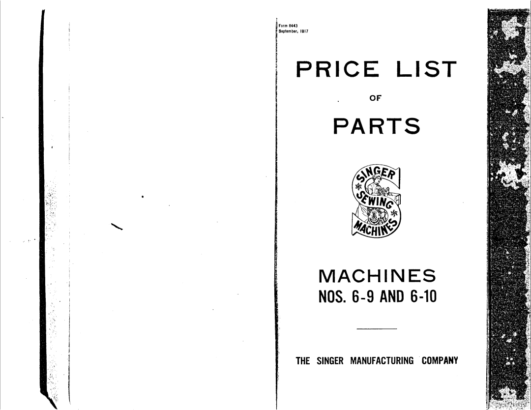 Singer 6-10, 6-9 manual 