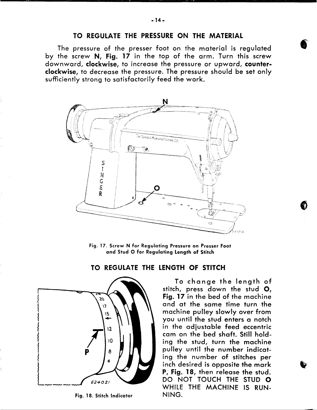 Singer 600W1 manual 
