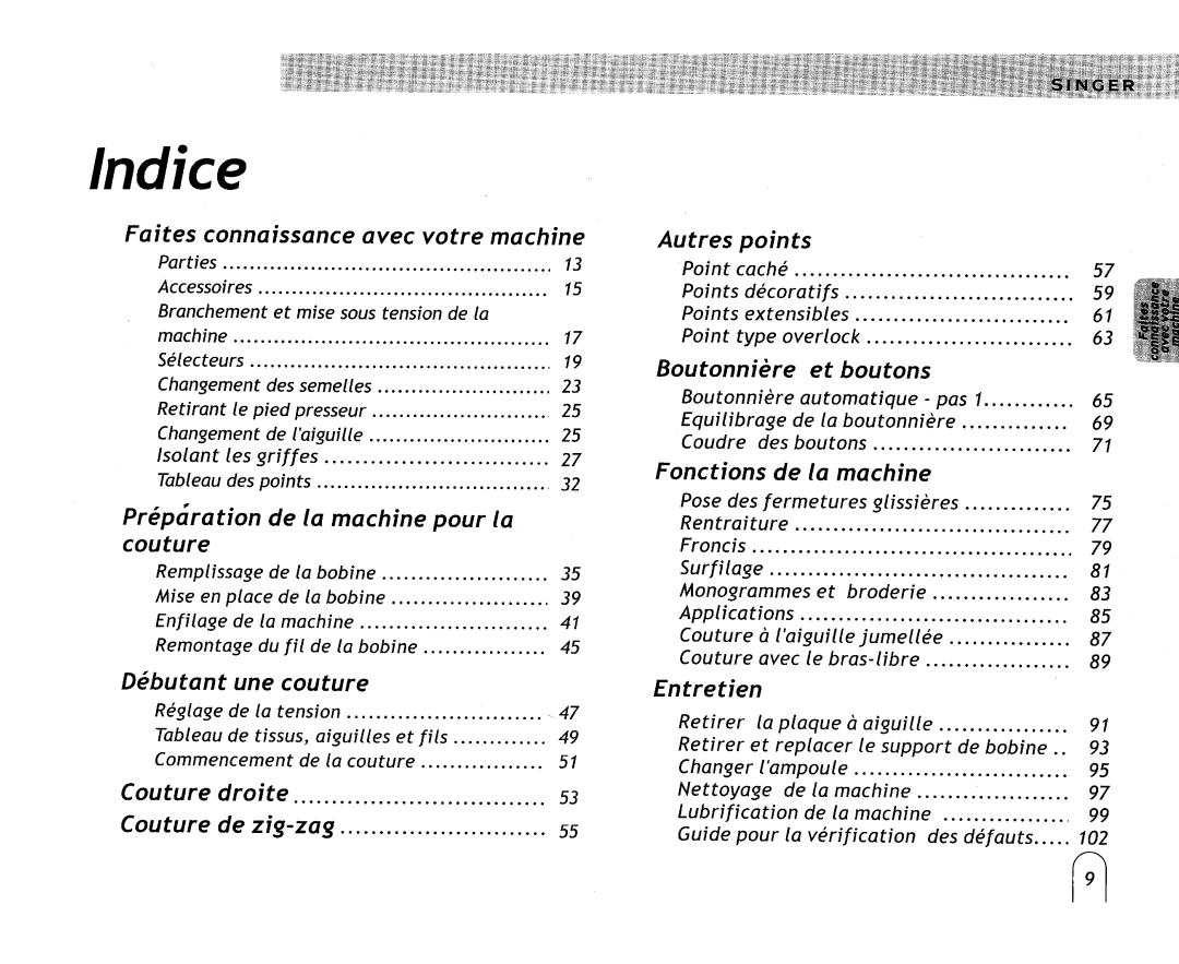 Singer 6038 manual 