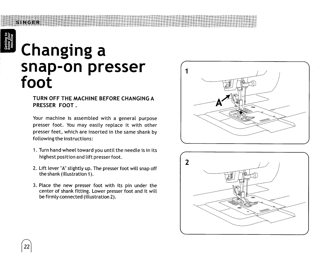 Singer 6038 manual 