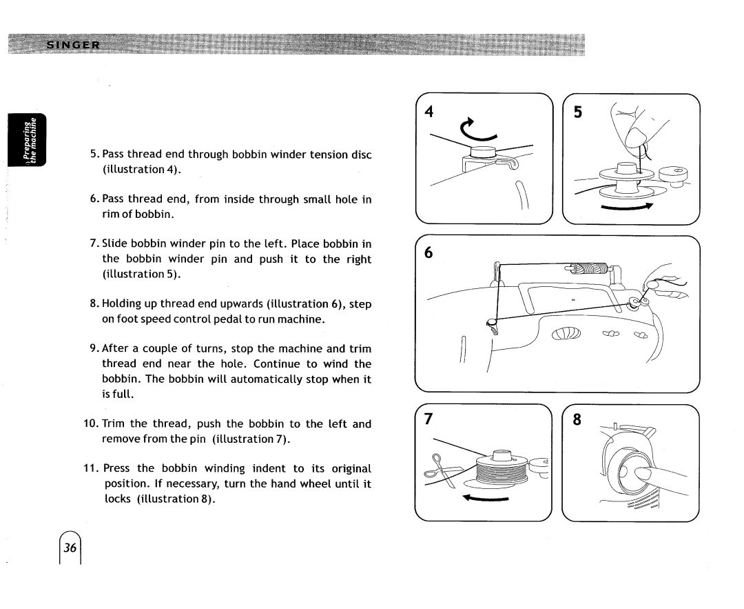 Singer 6038 manual 