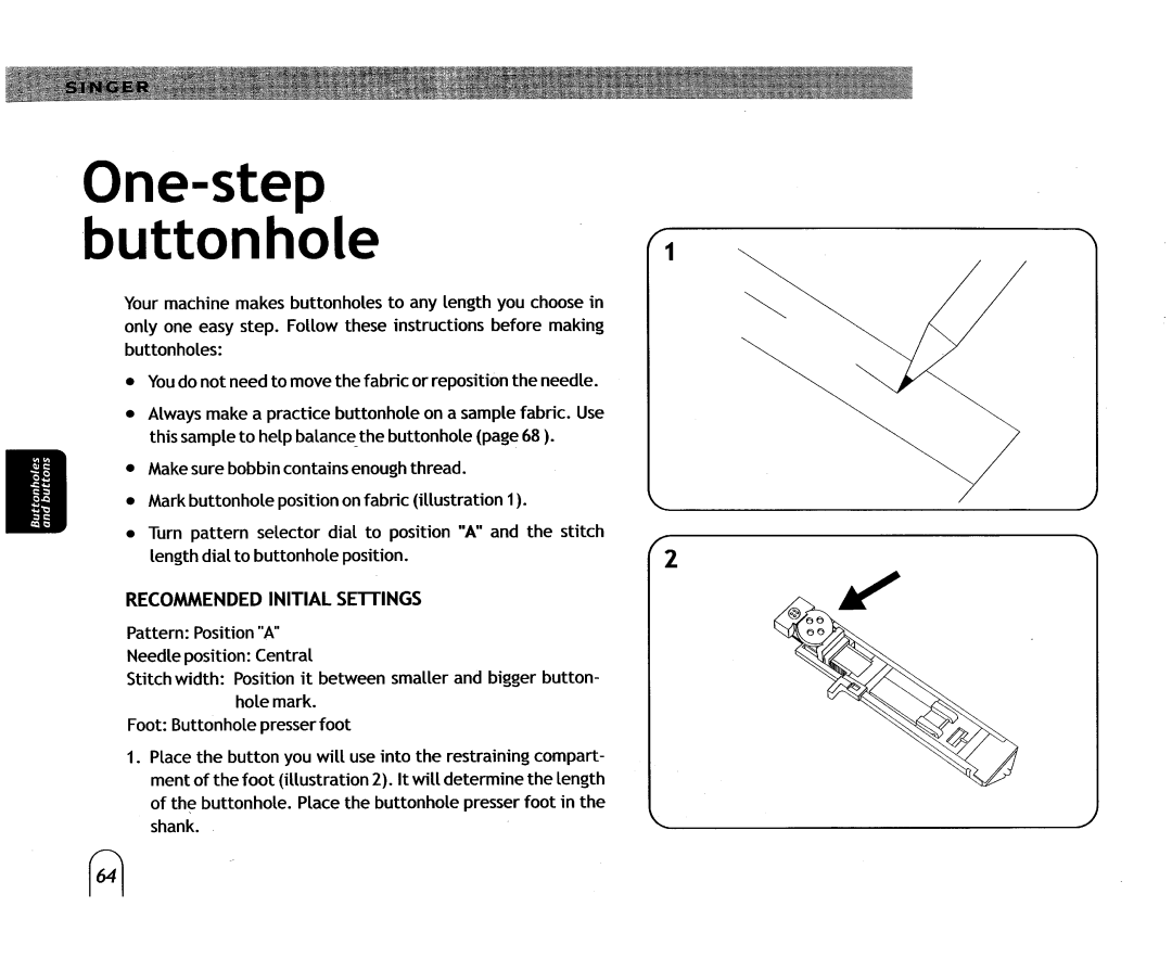 Singer 6038 manual 