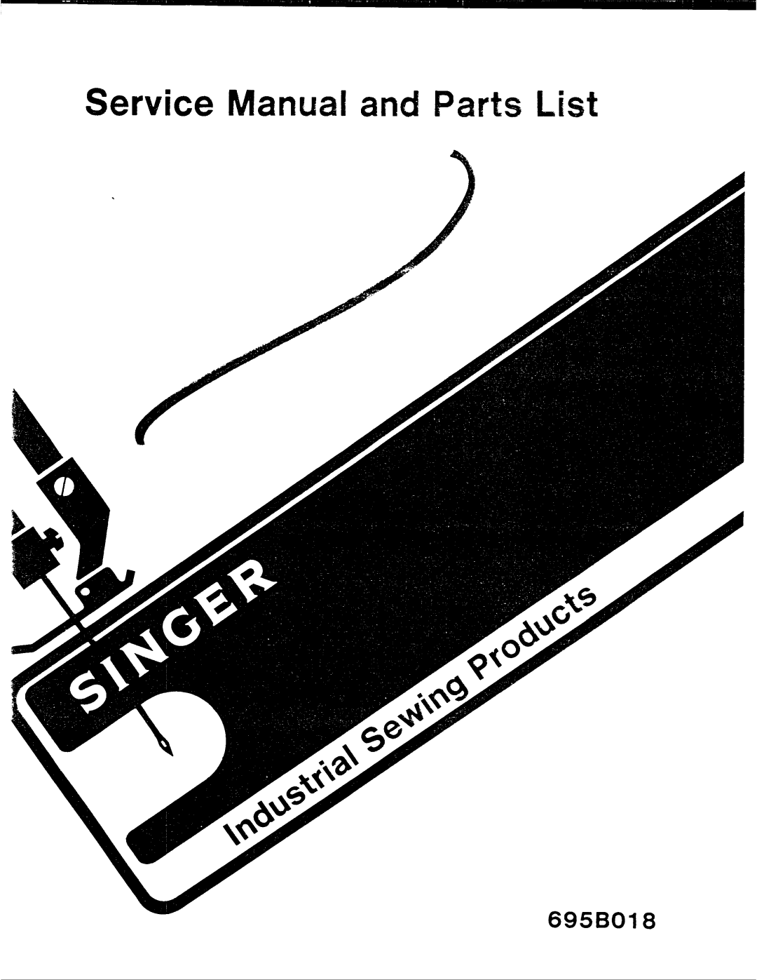 Singer 695B018SM manual 