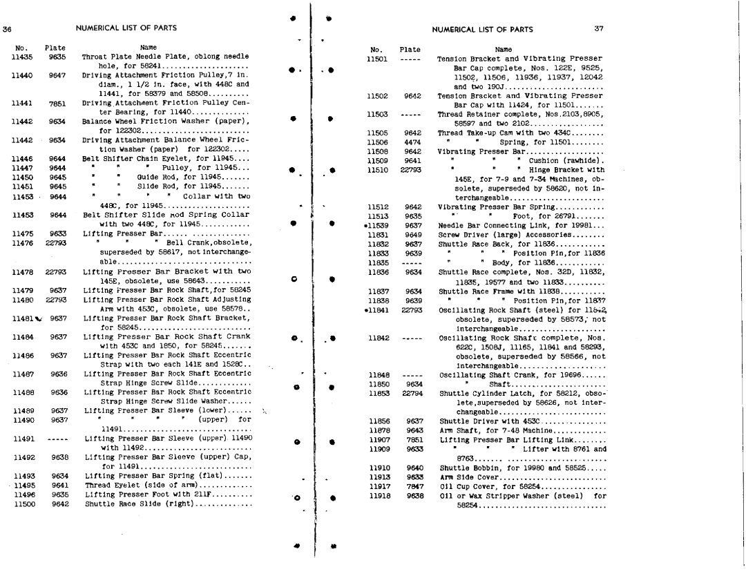 Singer 7-48, 7-34 manual 