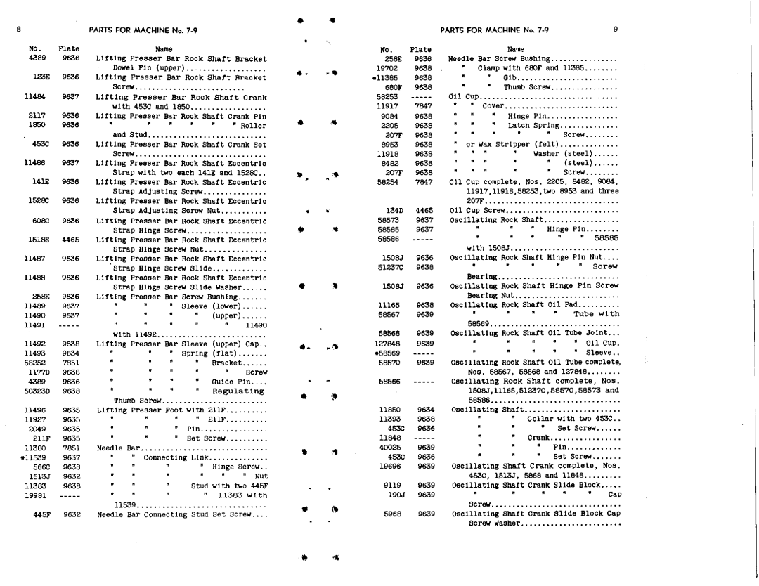 Singer 7-48, 7-34 manual 