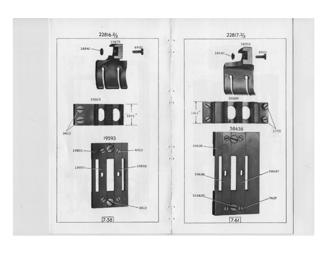 Singer 7-61 manual 