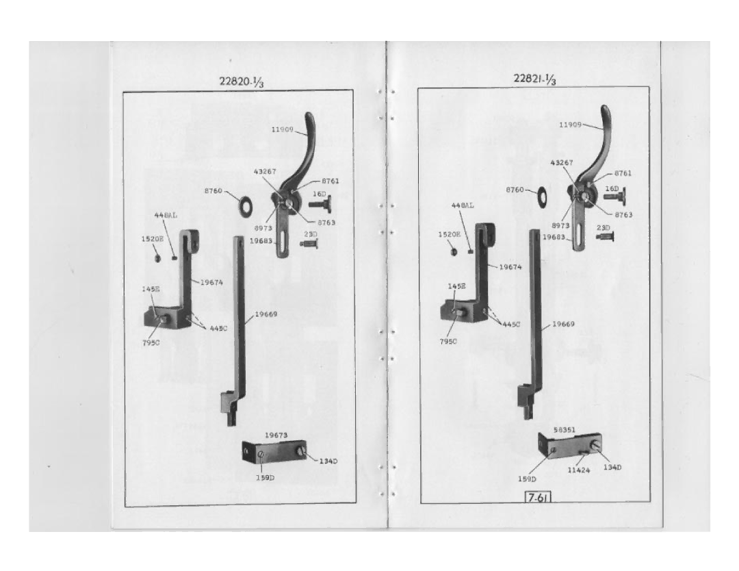 Singer 7-61 manual 