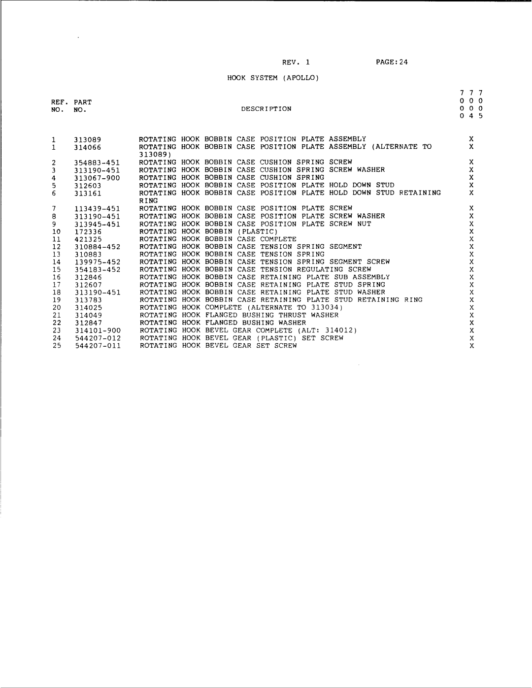 Singer 7005, 7004 manual 