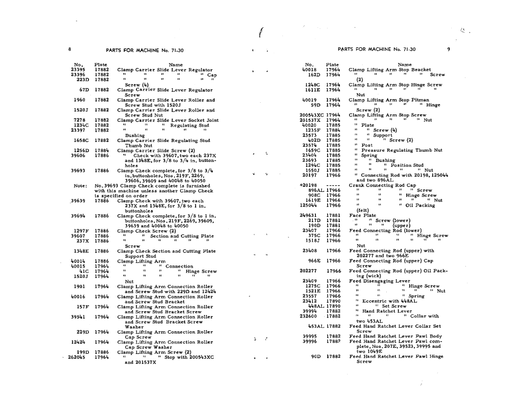 Singer 71-30, 71-31 manual 