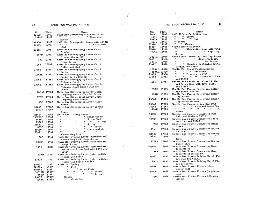 Singer 71-30, 71-31 manual 