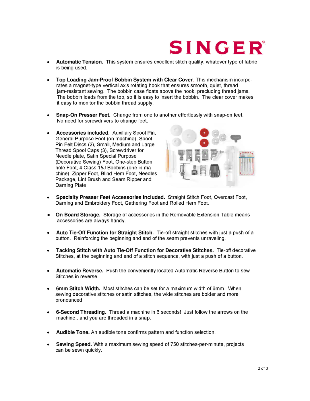 Singer 7258 manual 