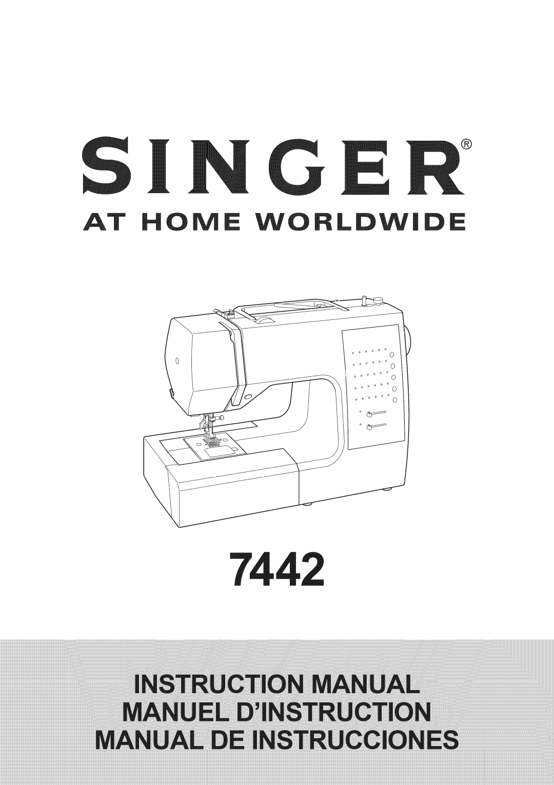 Singer 7442 manual 