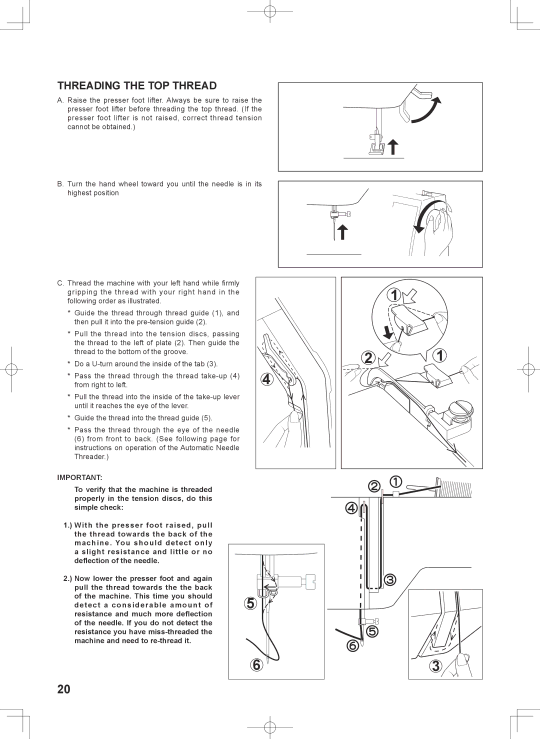 Singer 7467S instruction manual Threading the TOP Thread 