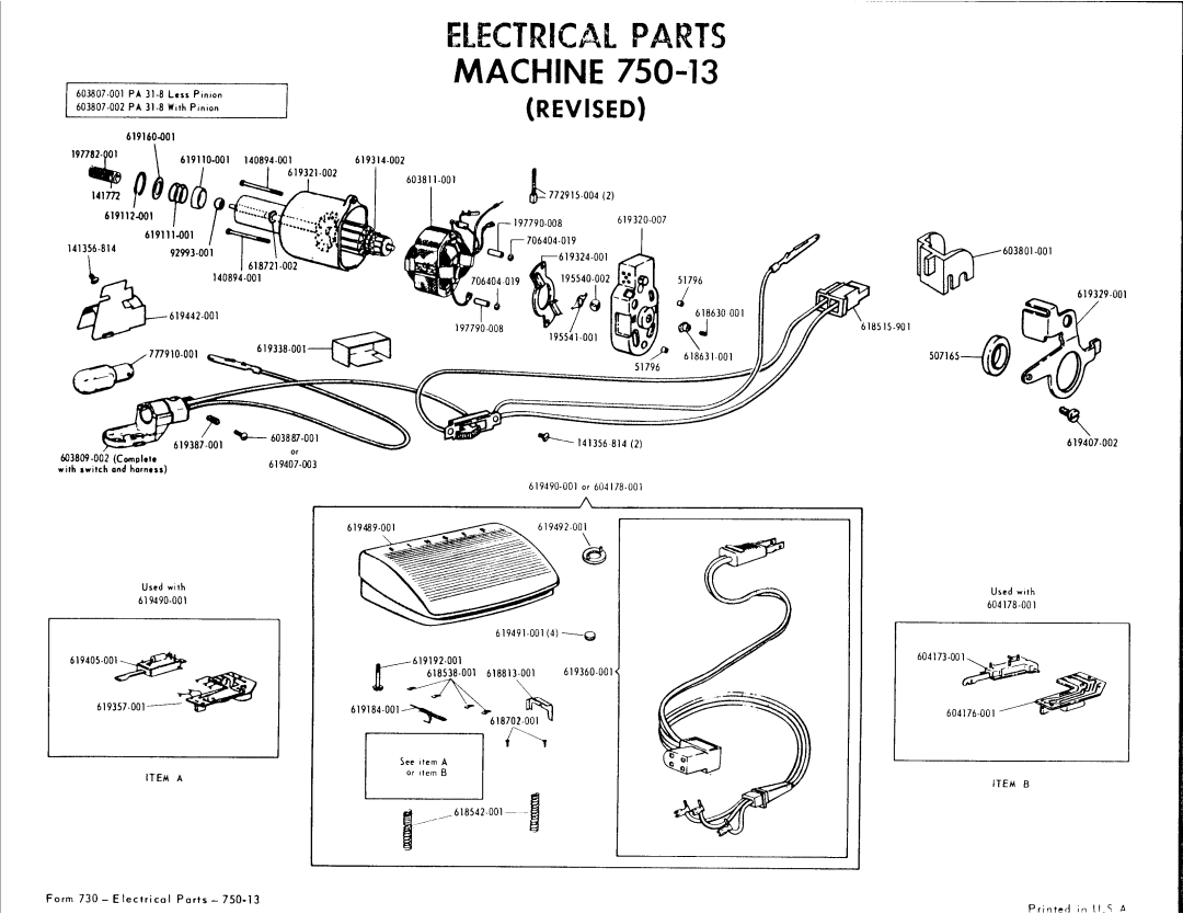 Singer 750-13 manual 