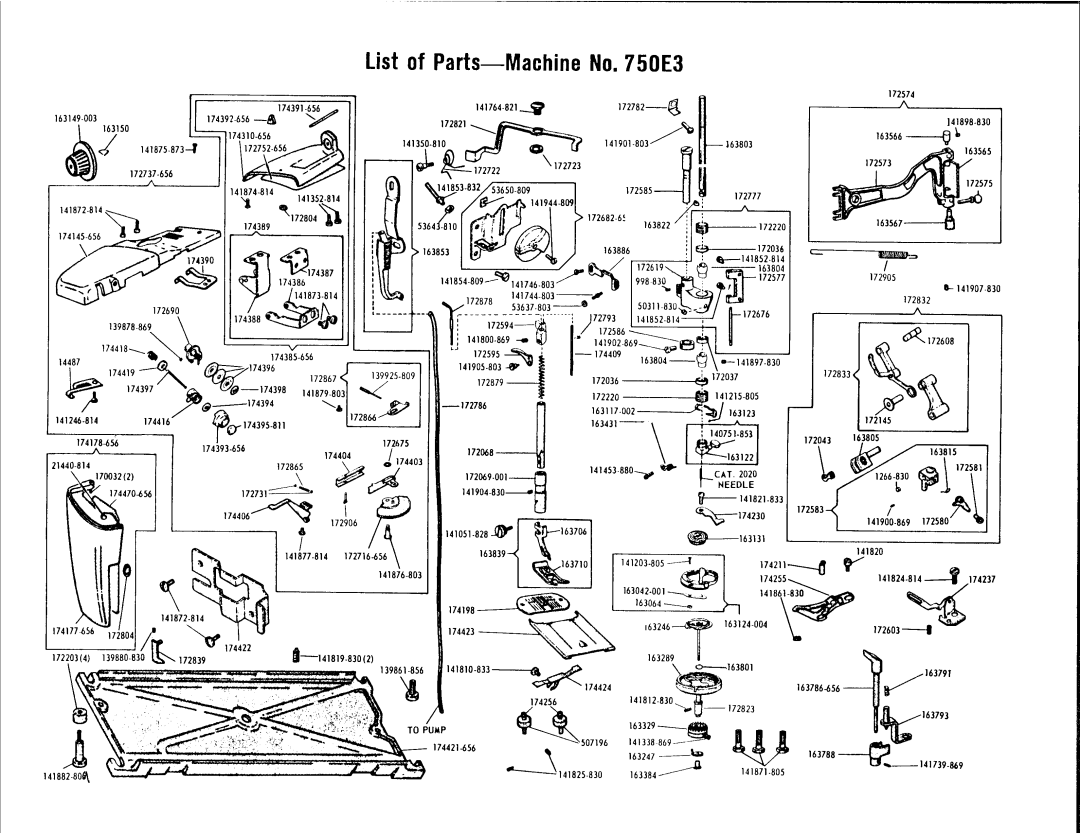 Singer 750E3 manual 