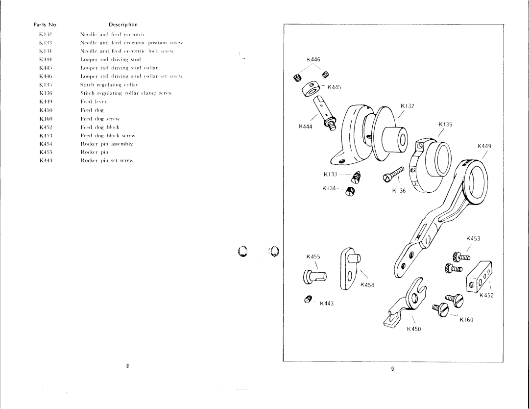 Singer 8 Class manual 